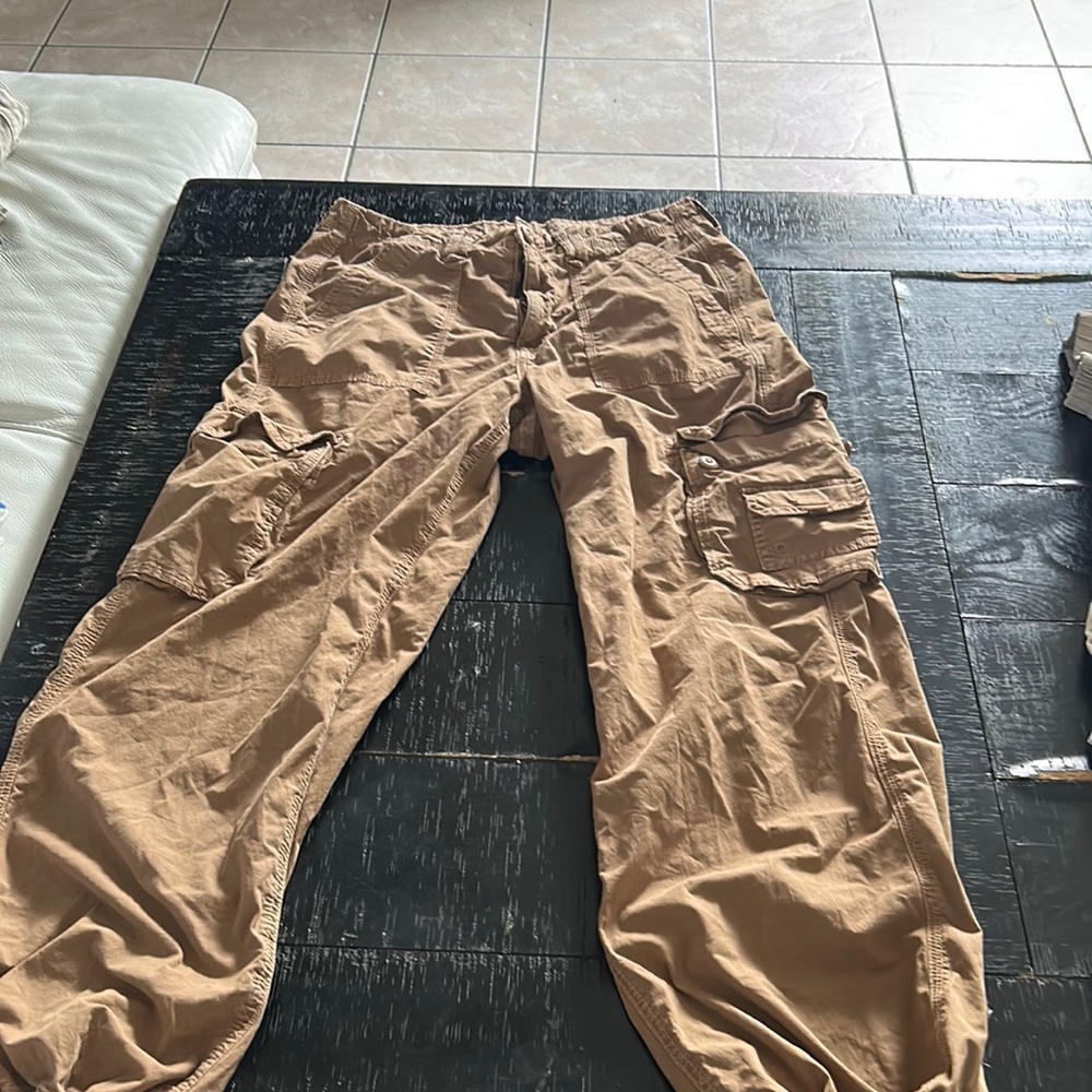cargo khaki jeans
